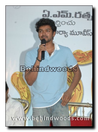 Vijay at Hyderabad